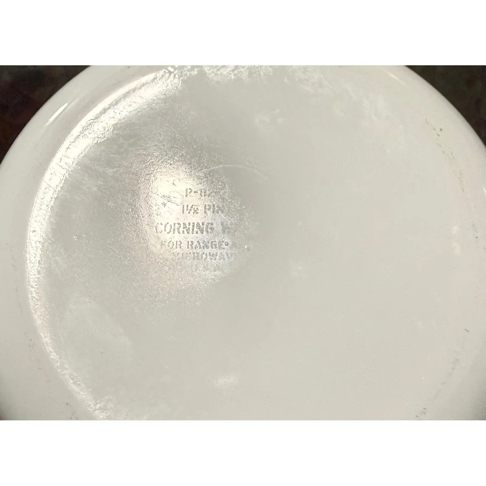 Vintage Corning Ware La Marjolaine 1.5 Pint Saucepan P-81-B Pyrex Lid P-81-C